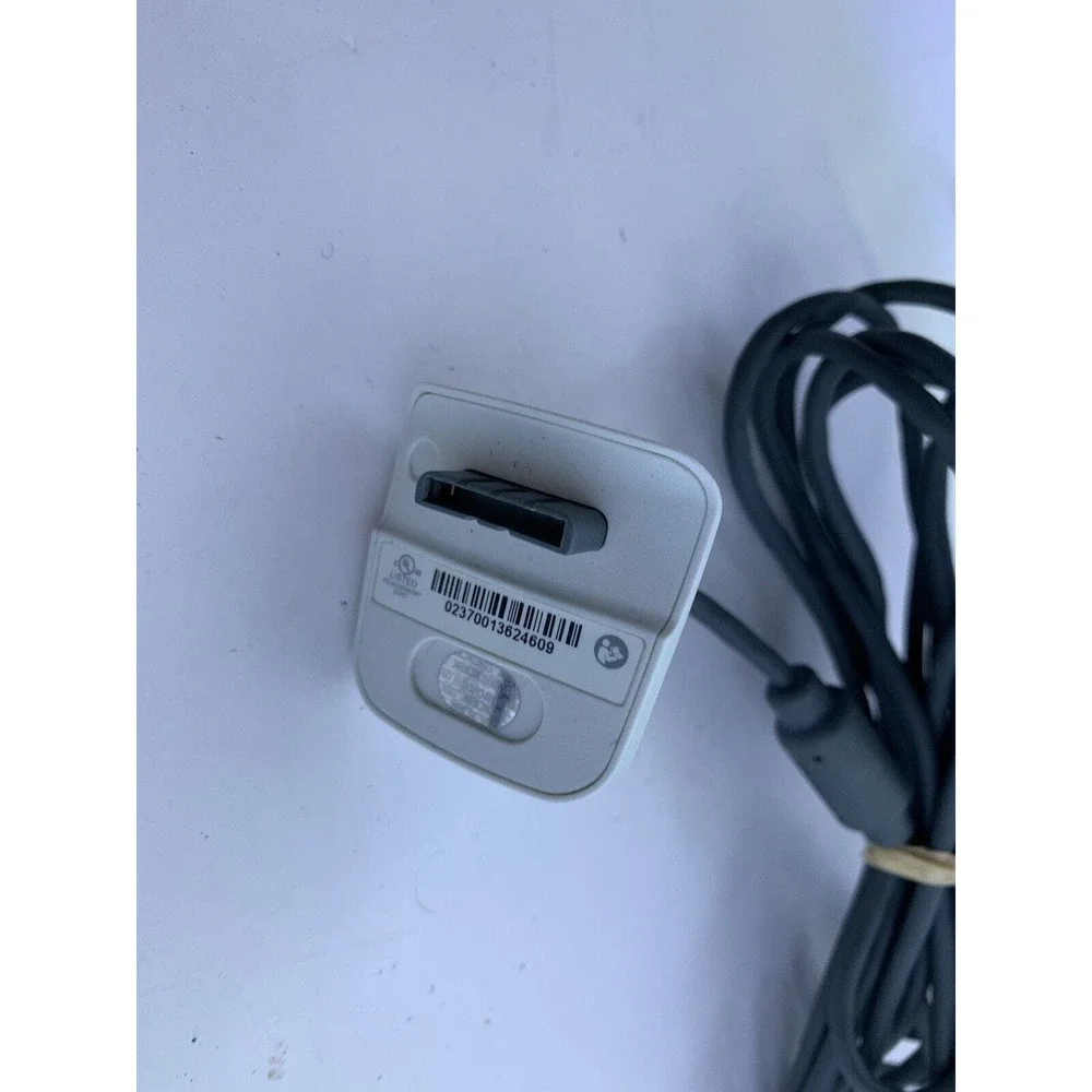 Microsoft Xbox 360 Game Controller USB Charging Cable Charger Cord OEM White